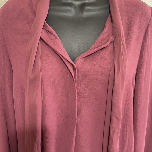 Harlowe & Graham Plum Blouse - Picture 3 of 7